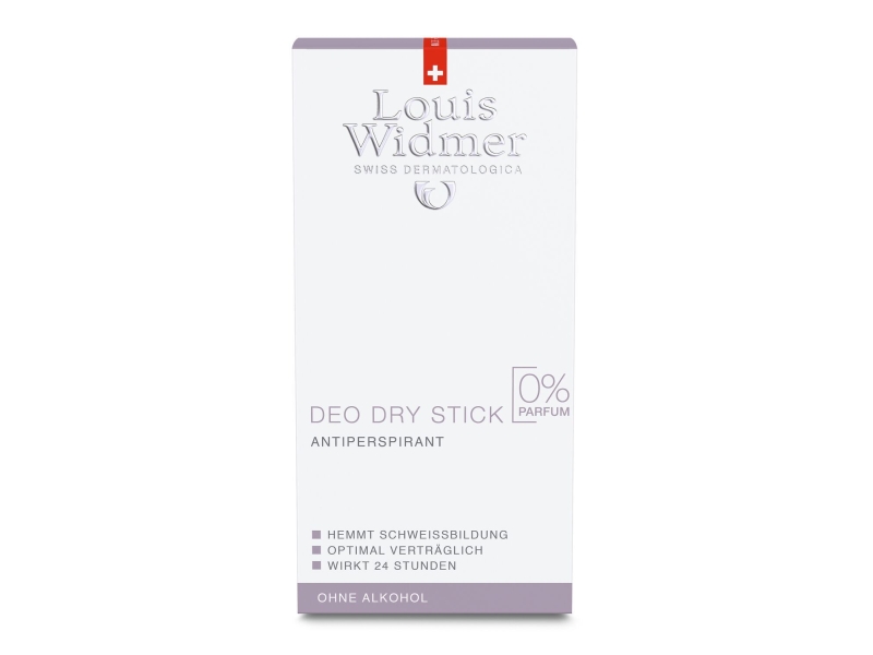 LOUIS WIDMER Déodorant Dry non parfumé stick 50 ml