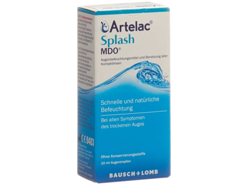 ARTELAC Splash MDO gouttes ophtalmiques, flacon 10 ml