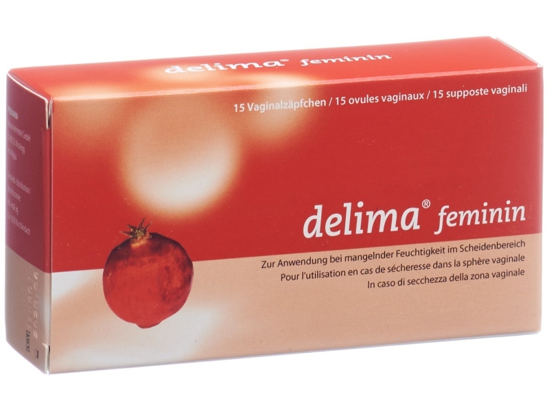 DELIMA Feminin suppositoires vaginaux 15 pièces