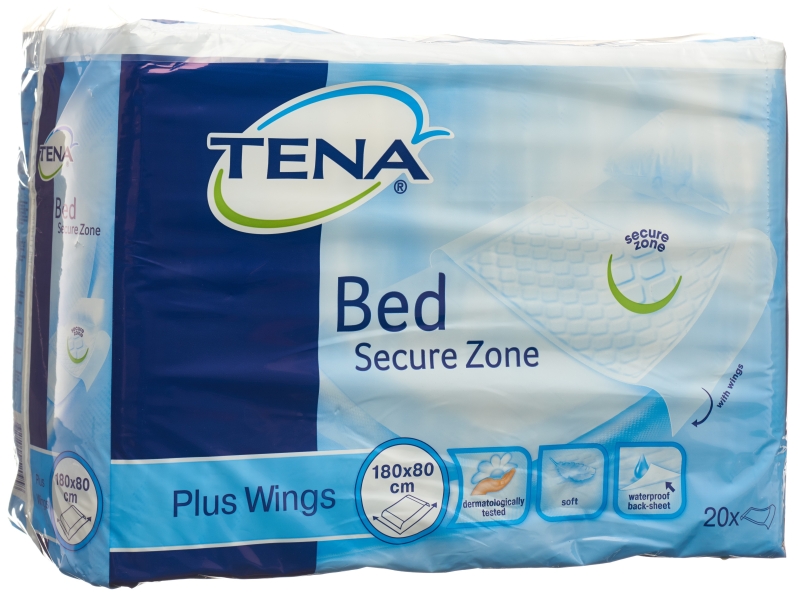 TENA Bed Plus wings aleses 80 x 180cm 20 pièces