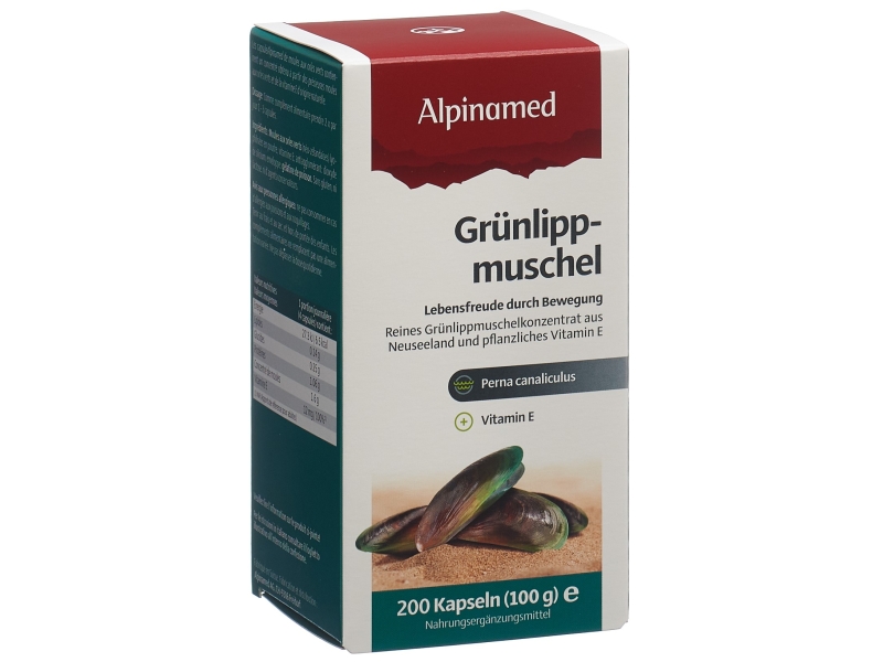ALPINAMED Grünlippmuschel Kapseln 400 mg 200 Stück