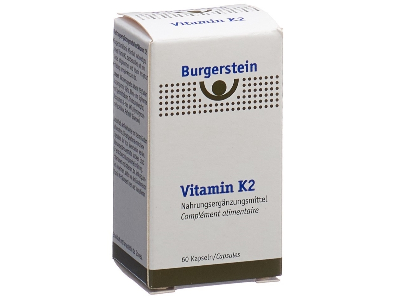 BURGERSTEIN Vitamin K2 Kapseln 180 mcg Ds 60 Stück
