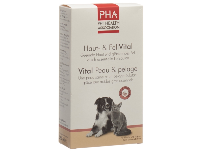 PHA vital peau & pelage solution chiens et chats 250 ml