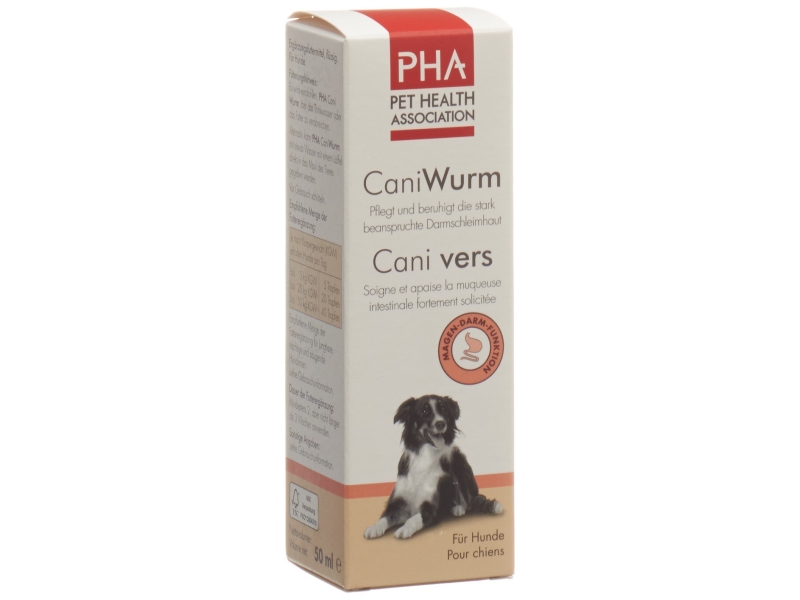 PHA Canin vers pour chiens gouttes flacon 50 ml
