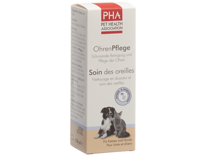 PHA Soin oreilles gouttes chiens et chats 100 ml