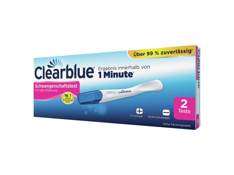 CLEARBLUE Schwangerschaftstest Plus 2 Stück