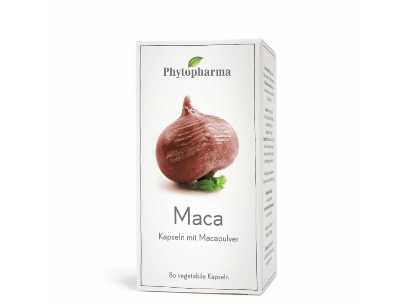PHYTOPHARMA Maca Kapseln 409 mg 80 Stück