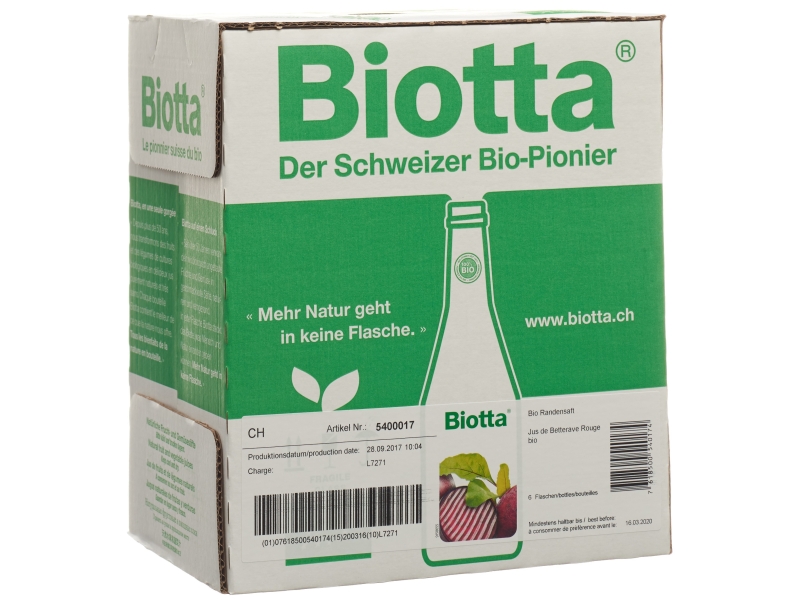 BIOTTA Rande Bio 6 Fl 5 dl