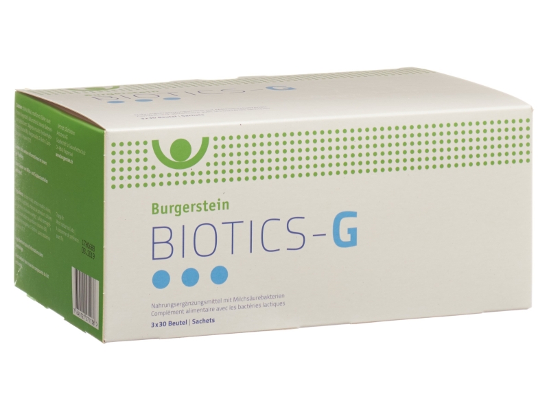 BURGERSTEIN Biotics-G Plv 3 x 30 Stk