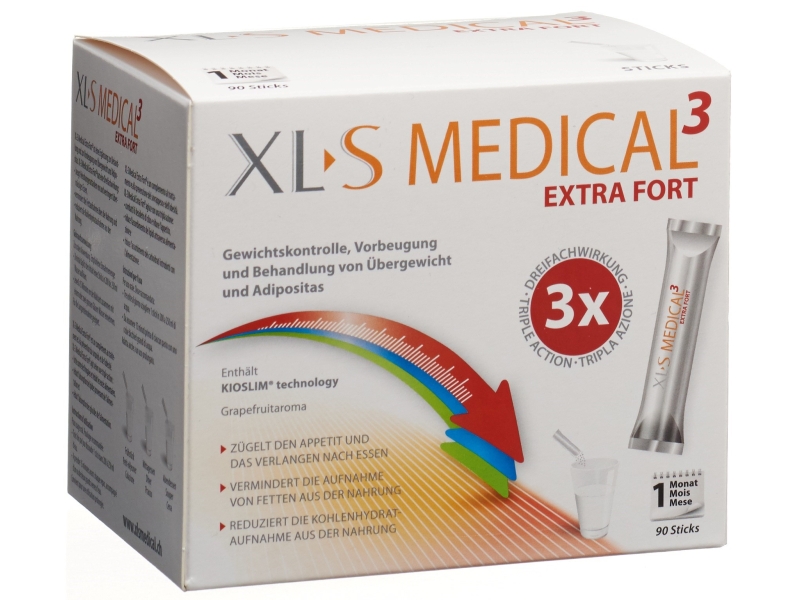 XL-S MEDICAL Extra Fort3 Stick 90 Stk