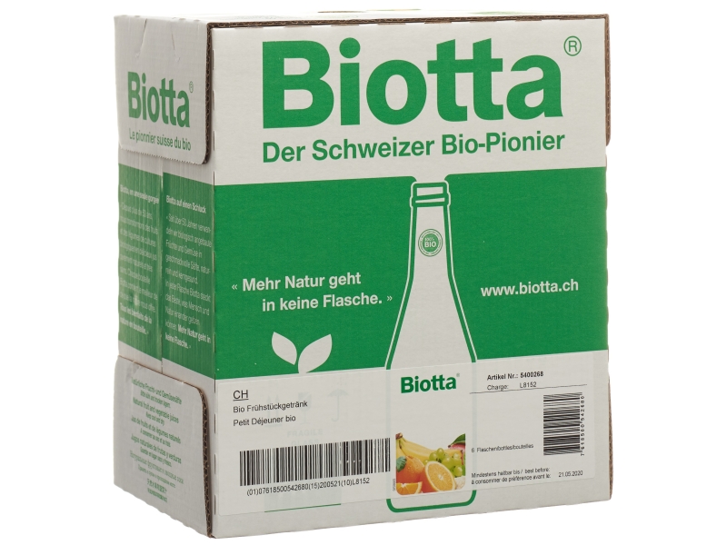 BIOTTA Frühstück Bio 6 Fl 5 dl