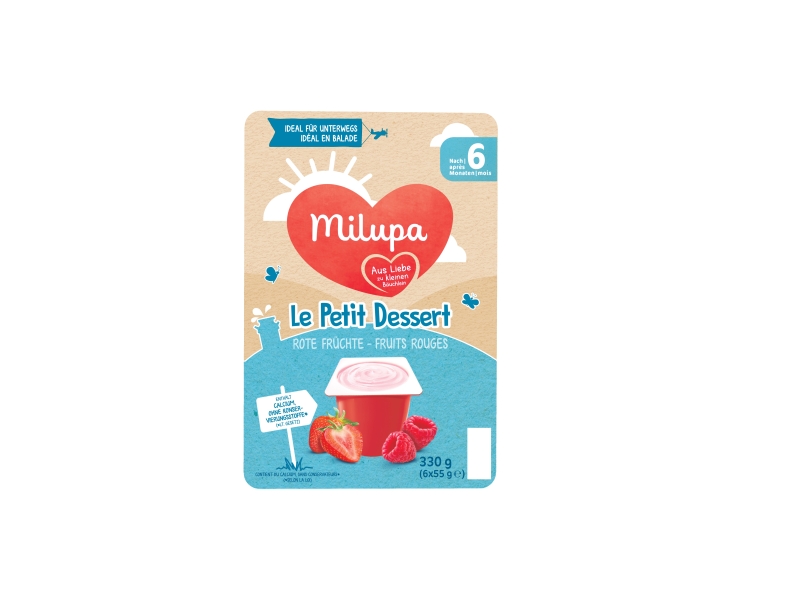 MILUPA le Petit Dessert Rote Früchte 6 x 55 g